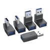 90 Degree USB 3.0/USB 2.0 To USB 3.0/USB 2.0 Adapter 10Gbps USB 3.0/USB 2.0 Female To USB Male Adapter Data Sync Adapter