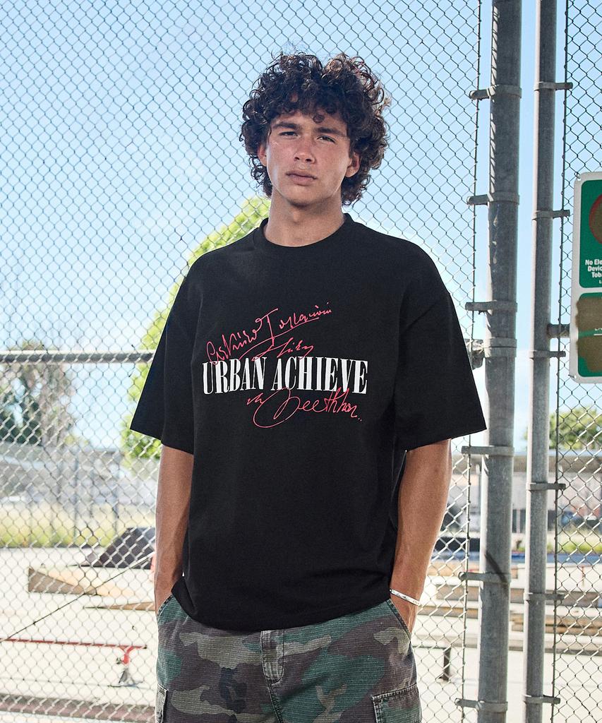 Peullukeu Urban Achievement Short Sleeve T-Shirt Black Fst348