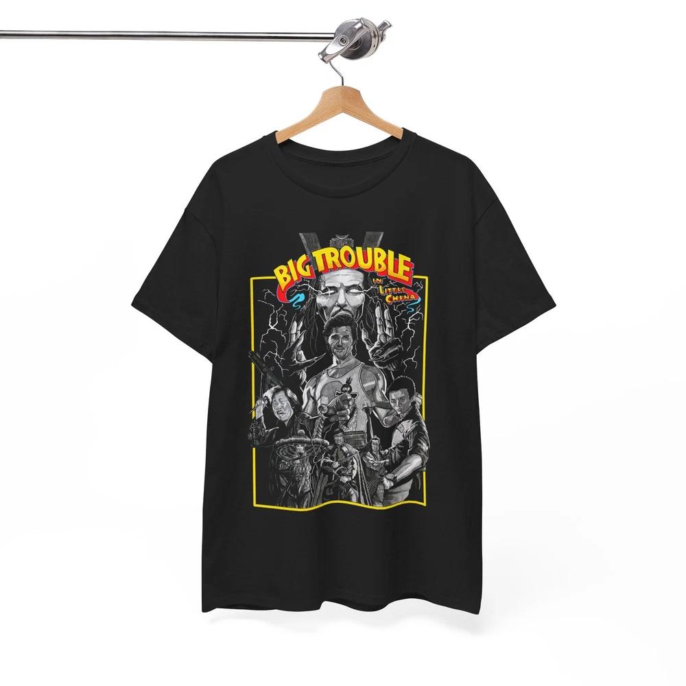 

Big trouble in little china Shirt, Jack Burton, Reality Glitch, Movie,Unisex Tee M