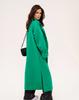 ISSA Plus Slit Cashmere Coat