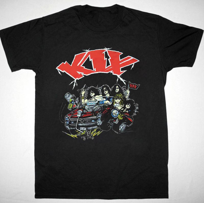 KIX Band T Shirt Gift For Fan Rock Black All Size unisex Shirt Unisex T-Shirt XXXL