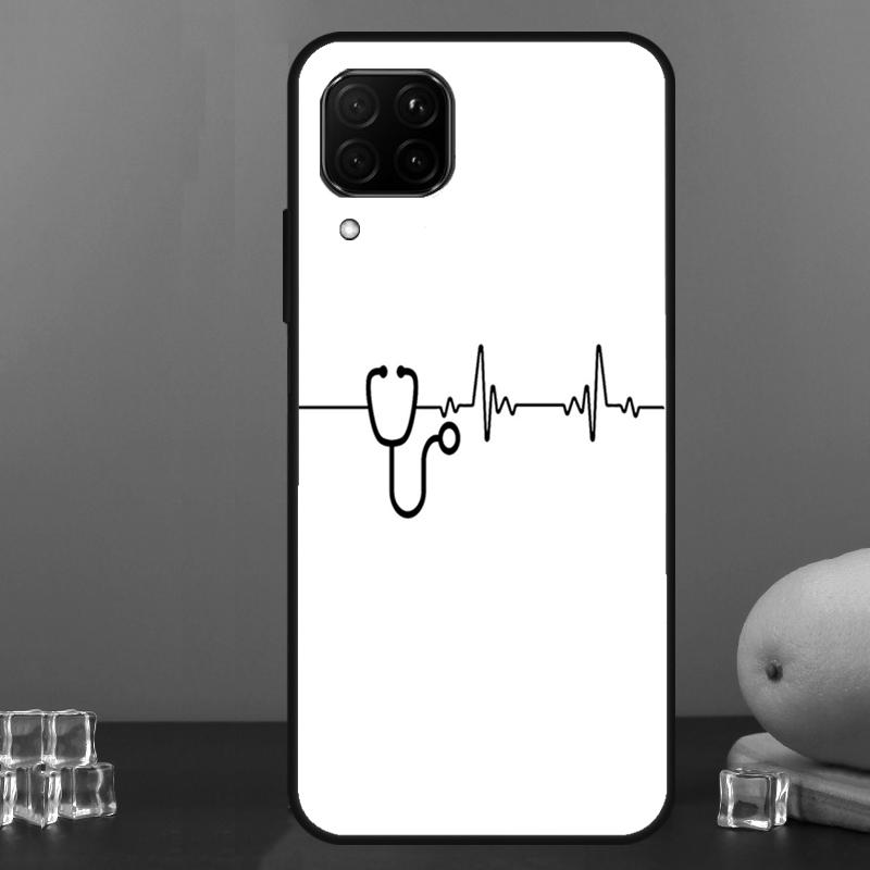 Nurse Heartbeat For Huawei Nova 9 10 SE 5T 12i 12s 11i Y91 Y90 Y60 Y70 Y72 Y61 P60 Pro P20 P40 P30 Lite Case