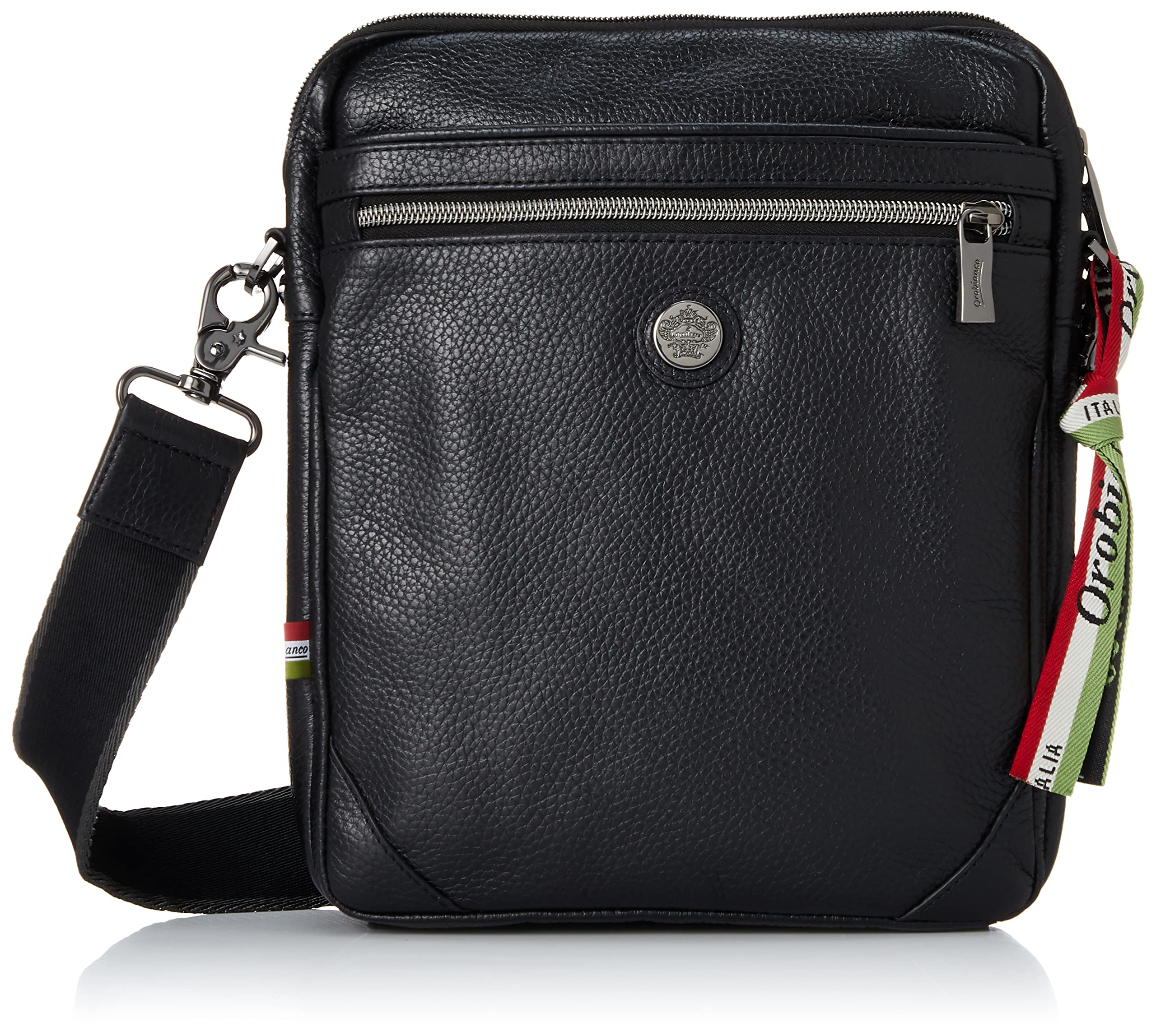 

Shoulder Bag MUCCA Leather 92471 Black [Orobianco] [Genuine Product] Men s чорний