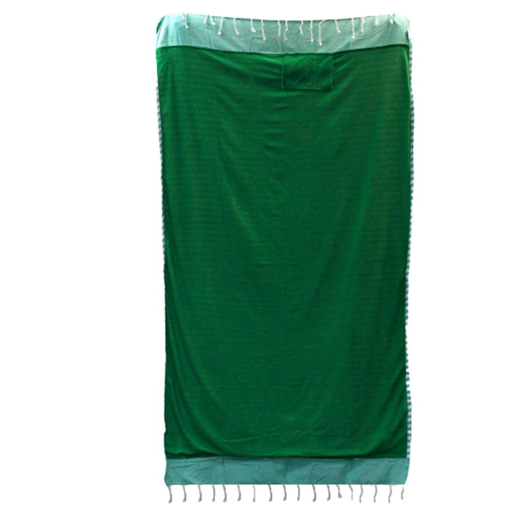 Cotton Beach Pareo Towel 100x180 cm – Picnic Green