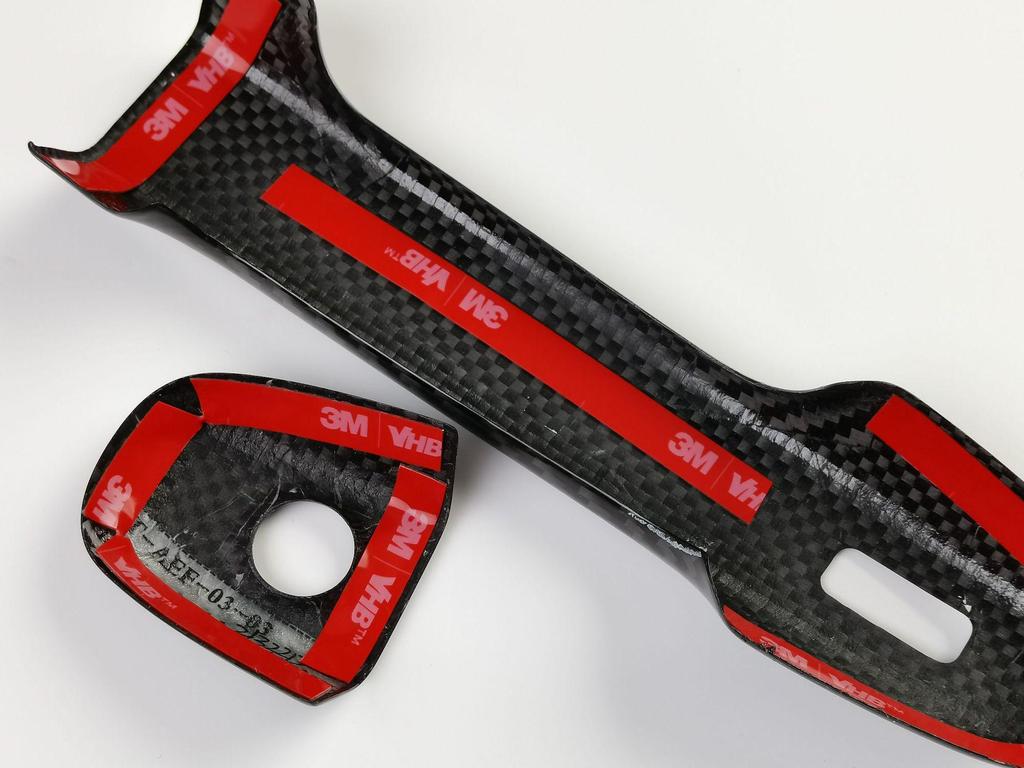Carbon Fiber Outer Door Handle Shell for Toyota 86 - Dry Carbon Interior & Exterior Trim