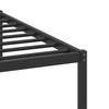 Bed Frame without Mattress Brown Oak Effect 193 x 201 cm