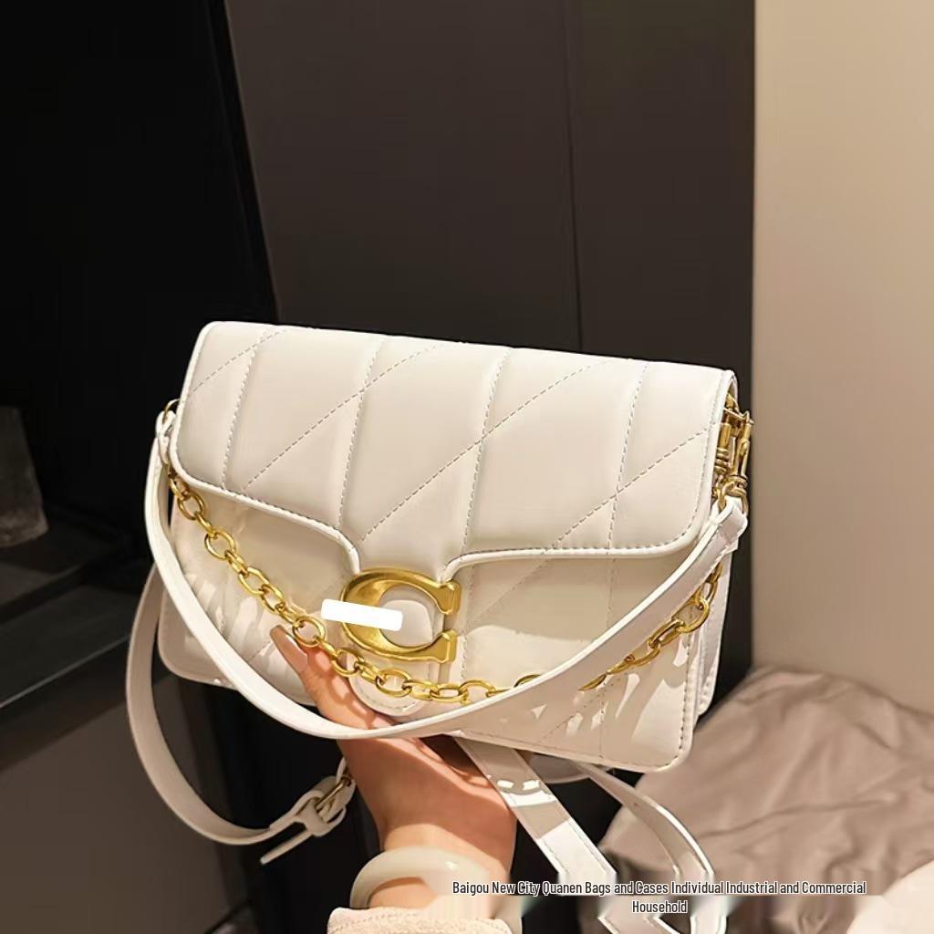 2025 Stylová lesklá taška přes rameno: Všestranná evropská a americká móda pro ženy