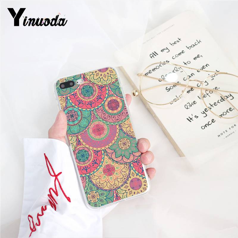 

Yinuoda Mandalas Flower Funda Coque новый роскошный чехол для телефона iPhone 138 7 6 6S Plus X 10 5 5S SE XR XSMAX11 11pro 11promax iphone SE 2020