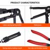 Car Hose Clamping Pliers Bendable Hose Clamps Cable Type Flex Cable Long Clamps Straight Hose Bundle Removal Auto Repair Tools