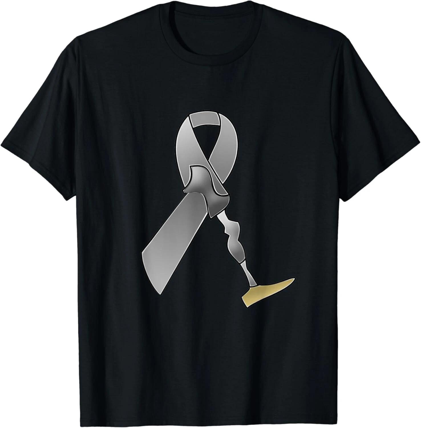 

Ampu-Tees by Alondra Amputee Ribbon Gift Unisex T-Shirt 4XL