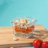 Baby's Complementary Food Bowl Glass Preservation Box Storage Steamable Egg Custard Dishes Tool for Infants Young Children