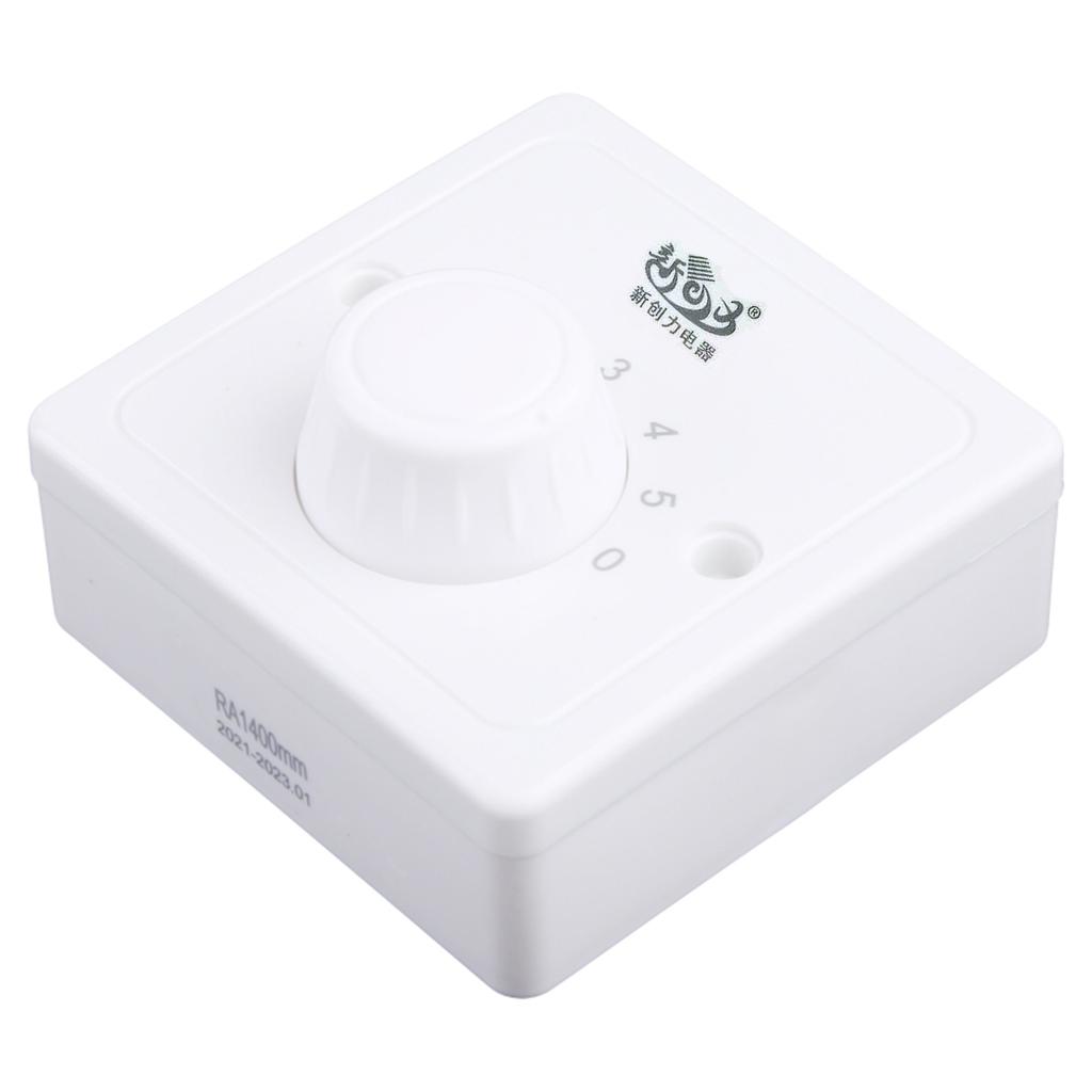 5 Gear Adjustable Ceiling Fan Speed Control Switch Wall Controller Switch Electronics Mechanical Rotary Switch