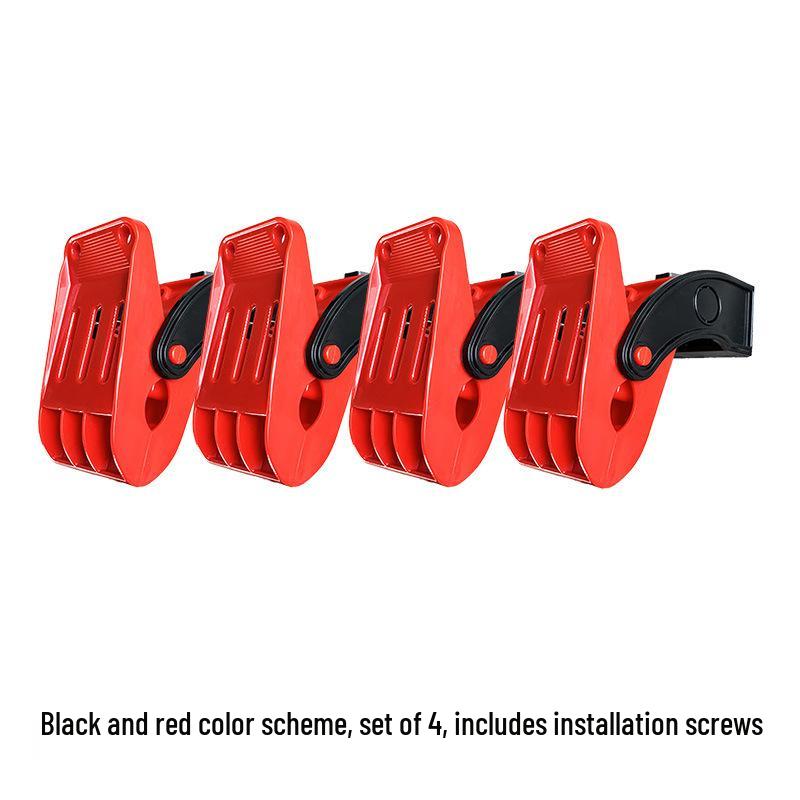 Car Floor Mats Cleaning Kit: Salon-Style Equipment with Mountable Clips for Wash & Fix