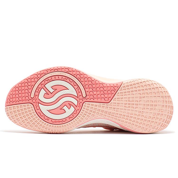 New 361° Zen 5 People Are Very Stylish Low Top Performance Basketball Shoes Men's Soft Pink 572331101-7