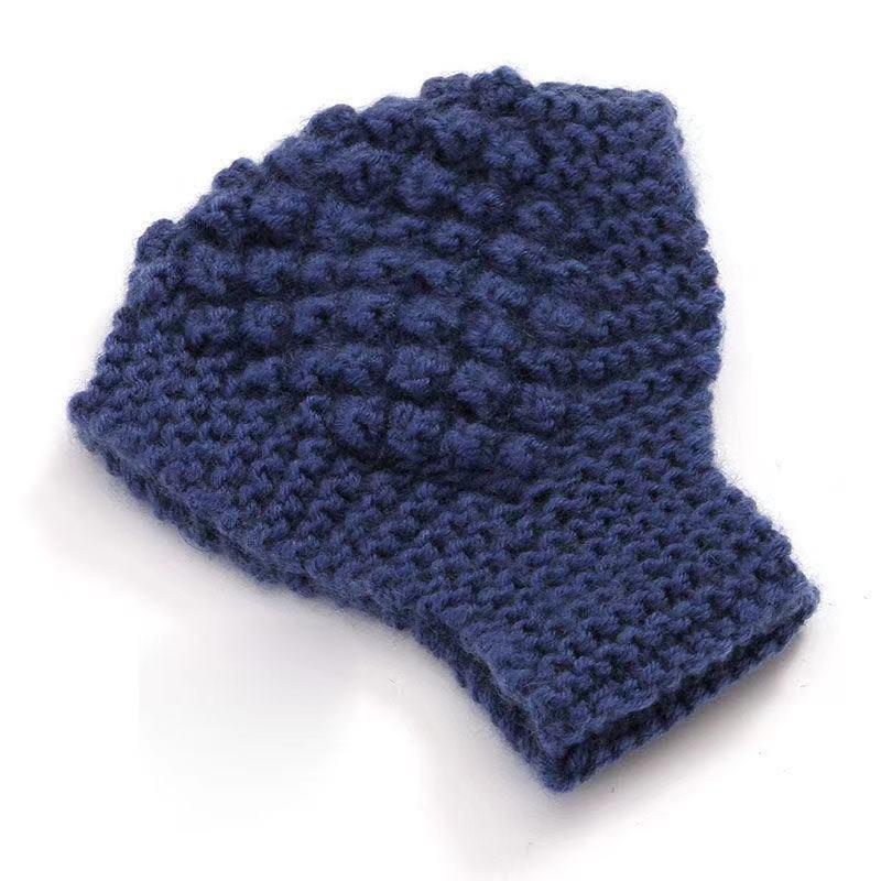 Korean Knitted Wool Wide Brim Headband - Women's Warm Ear Protection Hair Accessory