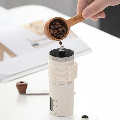 Moulin à café manuel en acier inoxydable, mini moulin à grains portable avec précision de broyage pour la maison, le bureau et les voyages