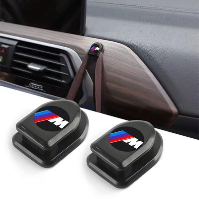 Mini Car Hooks Black Self Adhesive Invisible Hooks Interior Storage Holder For M E34 E36 E60 E90 E46 E39 E70 F10 F20 F30 X5 X6 X1 M3 M5 M6 E71 F01