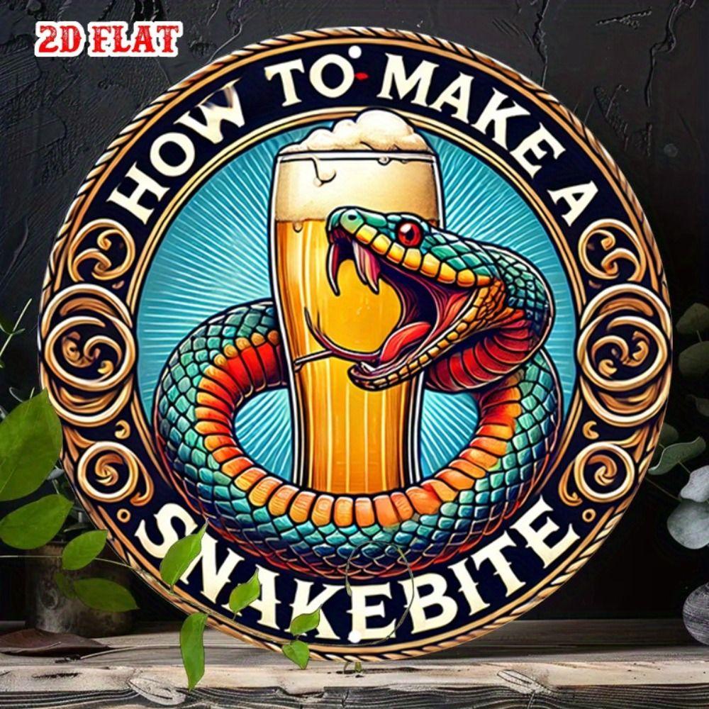 Metal Tin Sign Retro Art 20x20cm Home Wall Decor