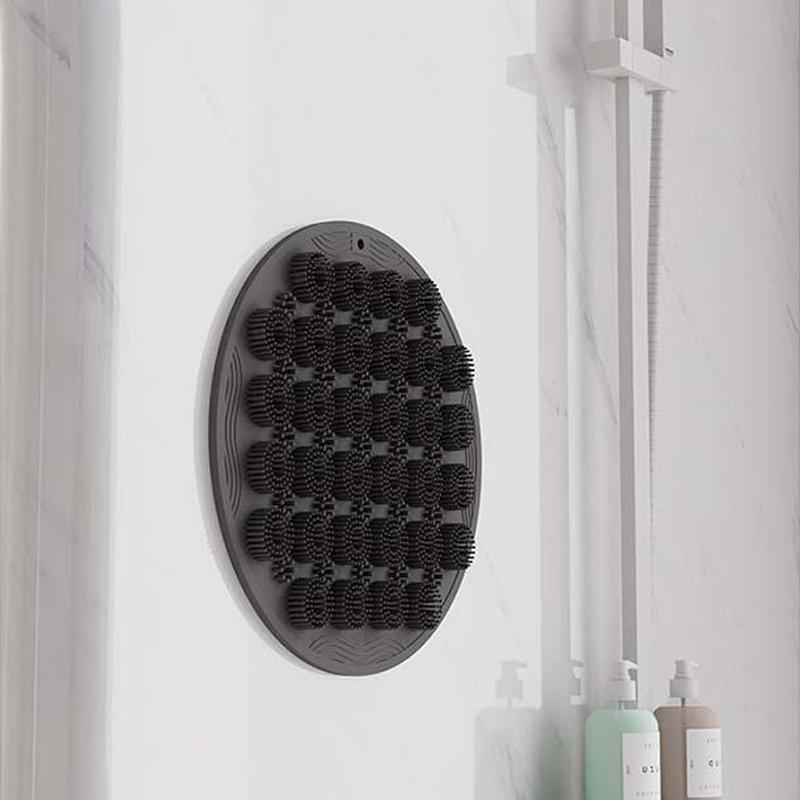 Silikon Badezimmer Rutschfeste Massagematte Peeling Dusche Massageschaber Bad Rückenmassagebürste Fußwäsche Körperreinigung Badewerkzeug