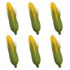 6Pcs Artificial Corn Simulation Vegetable Decoration for Thanksgiving Decoration X3UC
