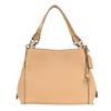 Used Tote Bag 73546 Leather Beige With Charm