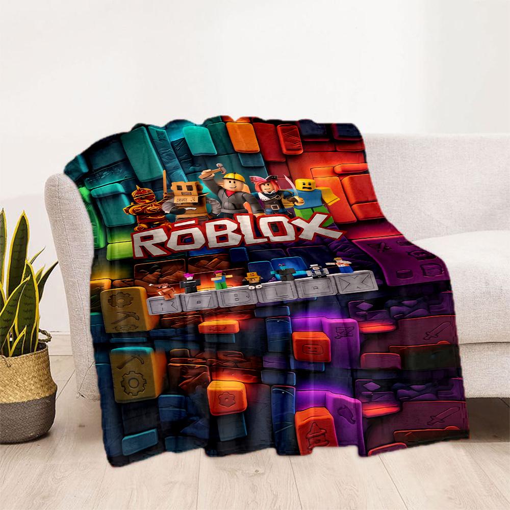 Roblox 37 Blanket Comfortable Great for Office Bedding Bed for All Occasions Playful Design Gifts For Family Or Friends
