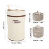 2PCS/3PCS/4PCS With Insulated Bag Insulated Lunch Container Portable Lunch Set  For Picnic