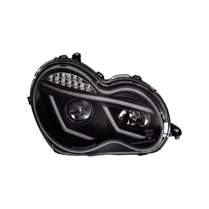 2000-2006 Mercedes-Benz C-Class W203 C200K LED Projector Headlights with DRL & Turn Signals