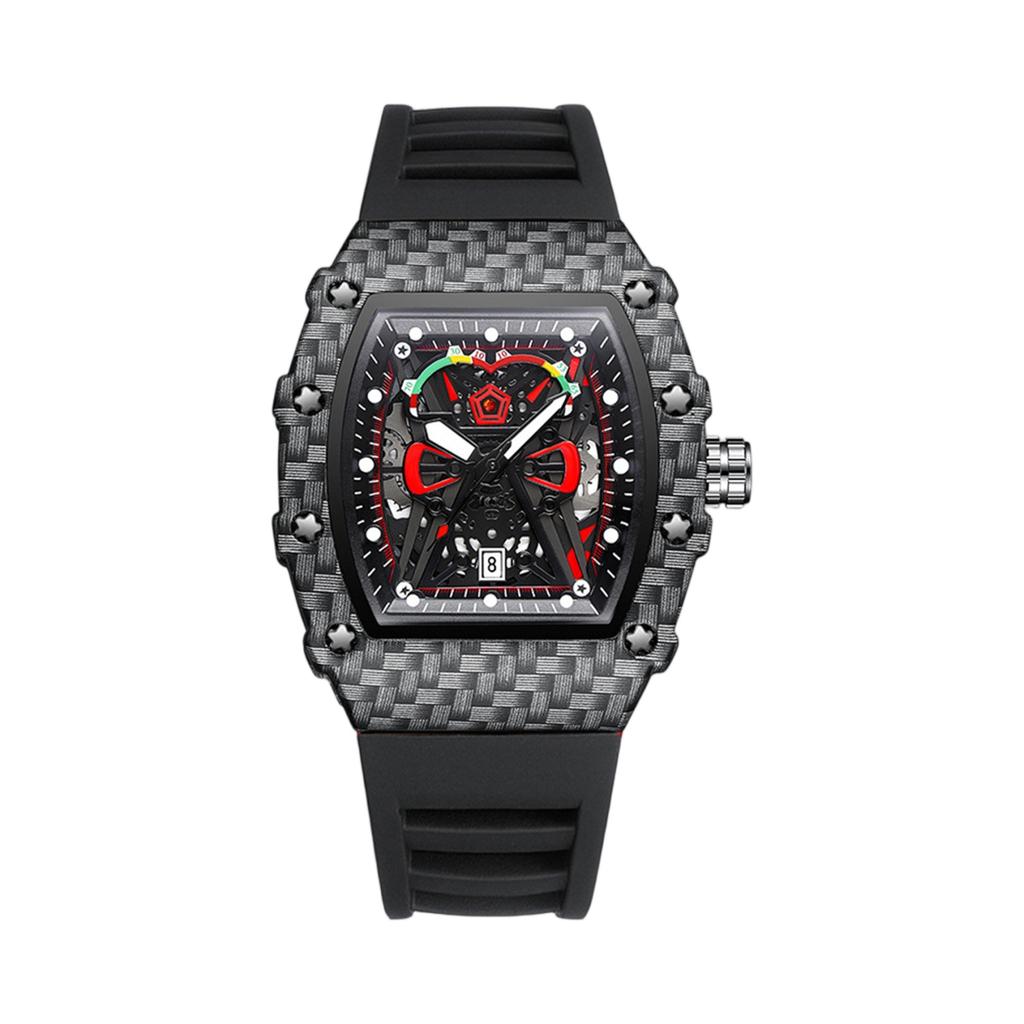 Men's Waterproof Luminous Running Alarm Clock Watch