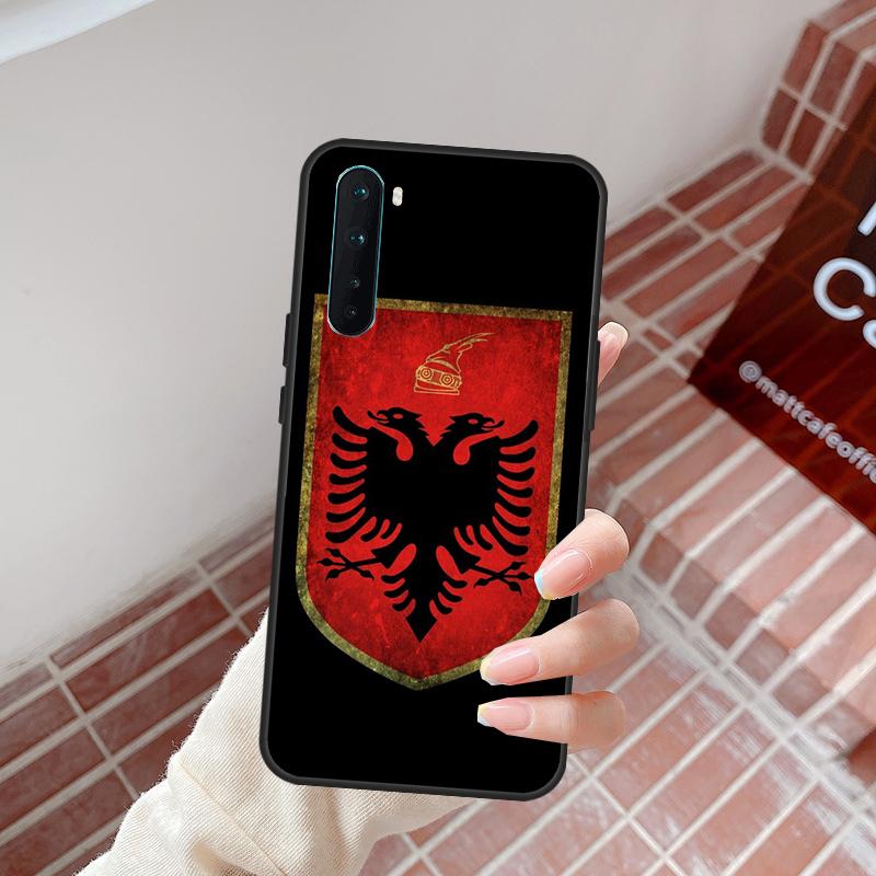 Albania Albanians Flag Case For OnePlus Nord 5 CE 2 3 4 Lite N20 N30 OnePlus 15 13 12 11 10R 13R 10T 13T 12R Cover