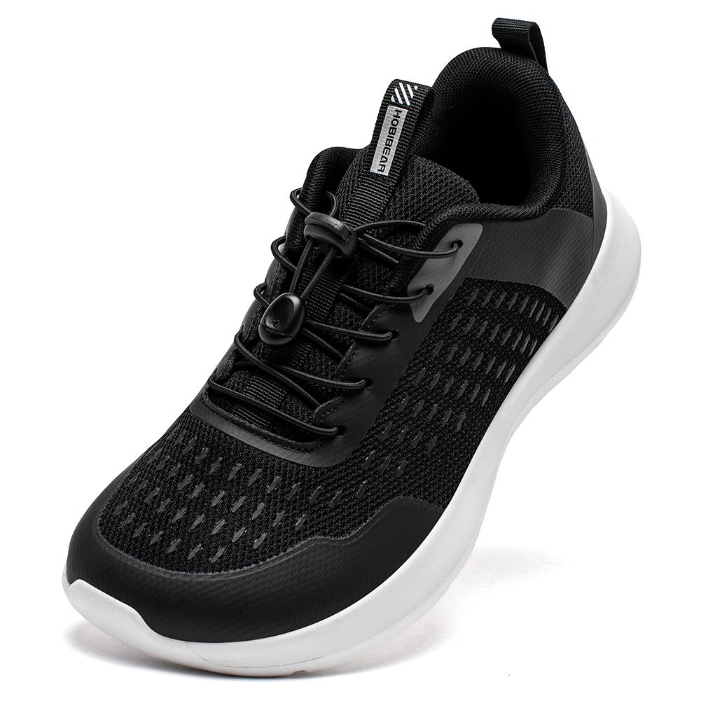 HOBIBEAR Wide Toe Running Shoes for Men Women Elastic Band Non Slip Sneakers Comfortable Walking Shoes