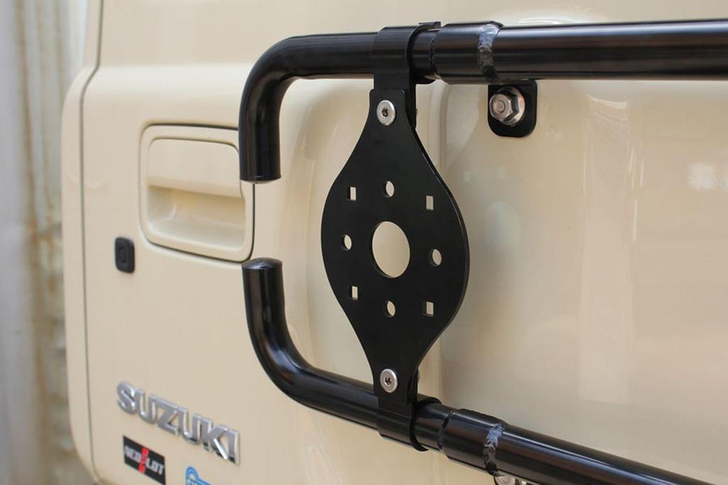 NEOPLOT Rear Carrier Multi-Mounting Bracket for RV RotopaX NPRX-M3 Multi-Mount Bar - 8 Hole Black