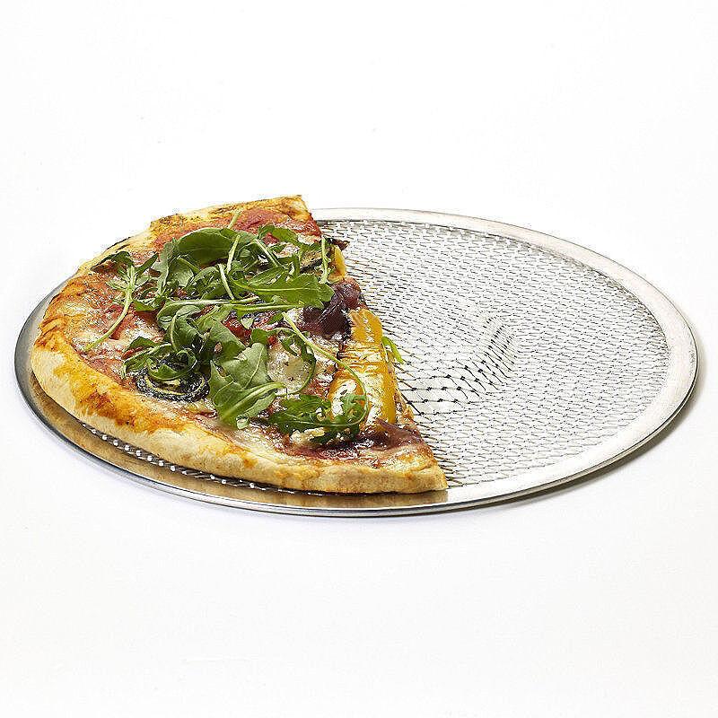 Pizza Round Aluminum Mesh Tray Barbecue Kitchen Supplies Baking Multiple Sizes