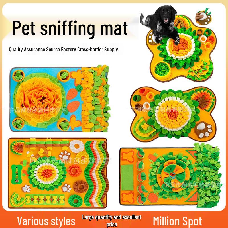 Pet Sniffing Mat: Indoor Dog & Cat Foraging Toy, Decompression Puzzle & Slow Feeder