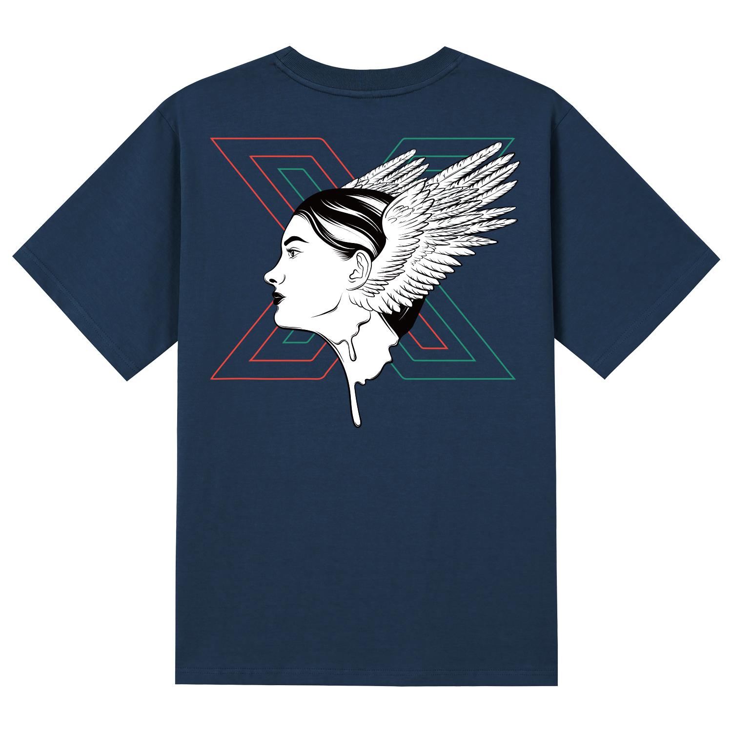 Khan 6312 Ktn0035 Khan Women Short Sleeve T-Shirt - Navy Navy/L