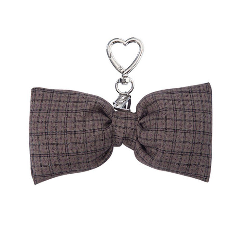 

bellialeu CHECK RIBBON KEYRING-BROWN BROWN 0S