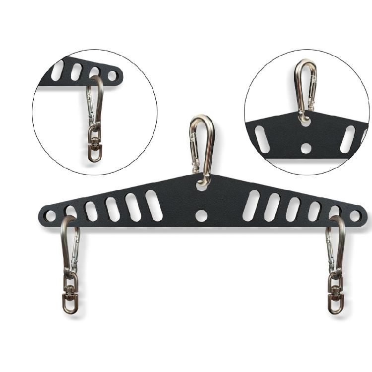 Doppel zu Einzel Adapterplatte T-Bar Row Klimmzug Kabelzug Maschinen Zubehör Training Gewichtsplatten-Verteilerstange Seilzugsystem
