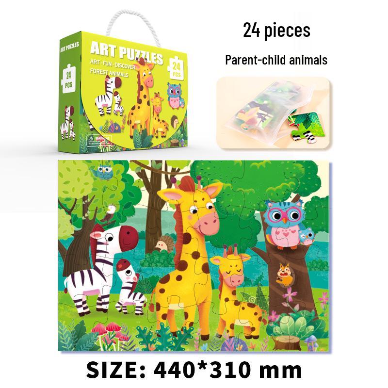 

Продвинутый детский развивающий пазл из крупных деталей - 24, 48, 60 деталей - Пазл для детского сада, игрушка, подарок