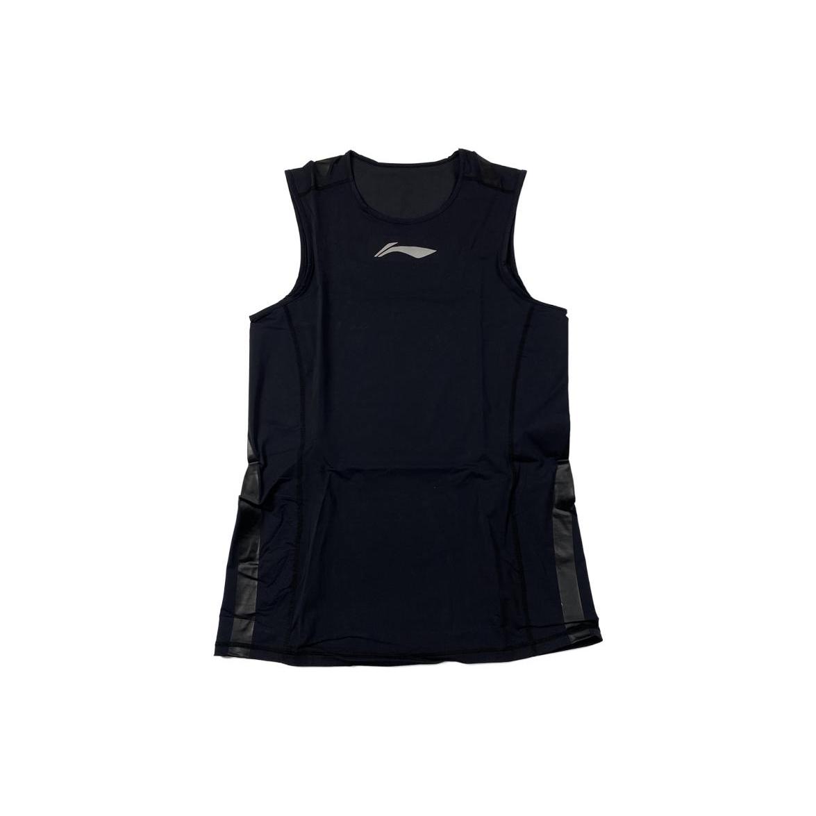 Li Ning CBA Tank Top Men s Basic Black AUDP053-1 XXXL