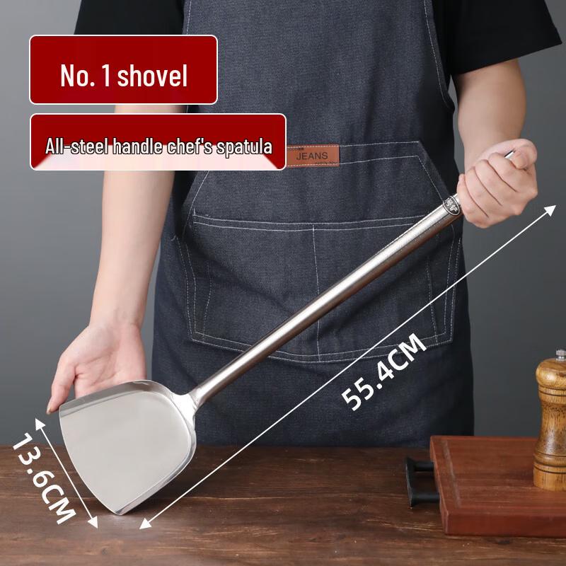 

Jundingying Stainless Steel Long-Handle Kitchen Serving Spatula