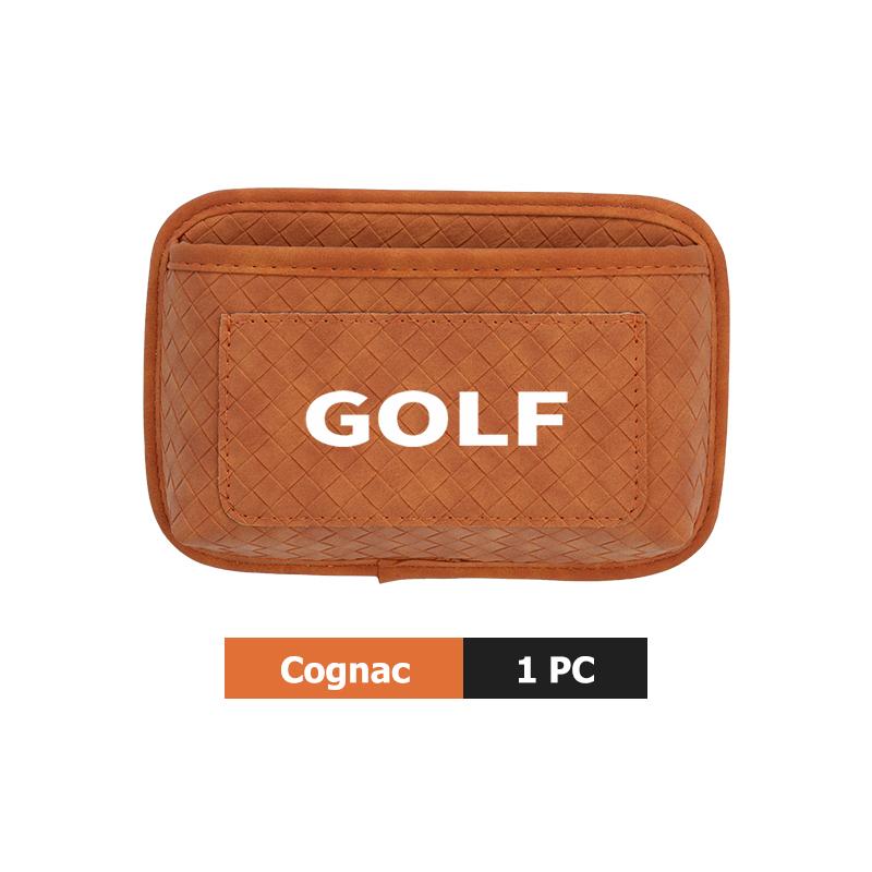 BSP1 Emblems Car Plaid Adhesive Hanging Bag Pocket Phone Glasses Storage Case For Volkswagen VW Tiguan Scirocco Sagitar Magotan 4 5 6 zk2