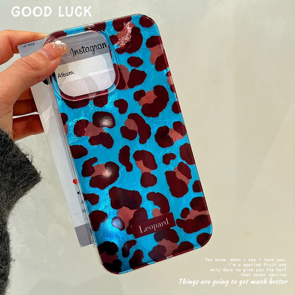 

Applicable To Apple 16promax Leopard Polka Dot Phone Case IPhone 13 Bracelet New Style Lanyard Protection Case iphone12PRO