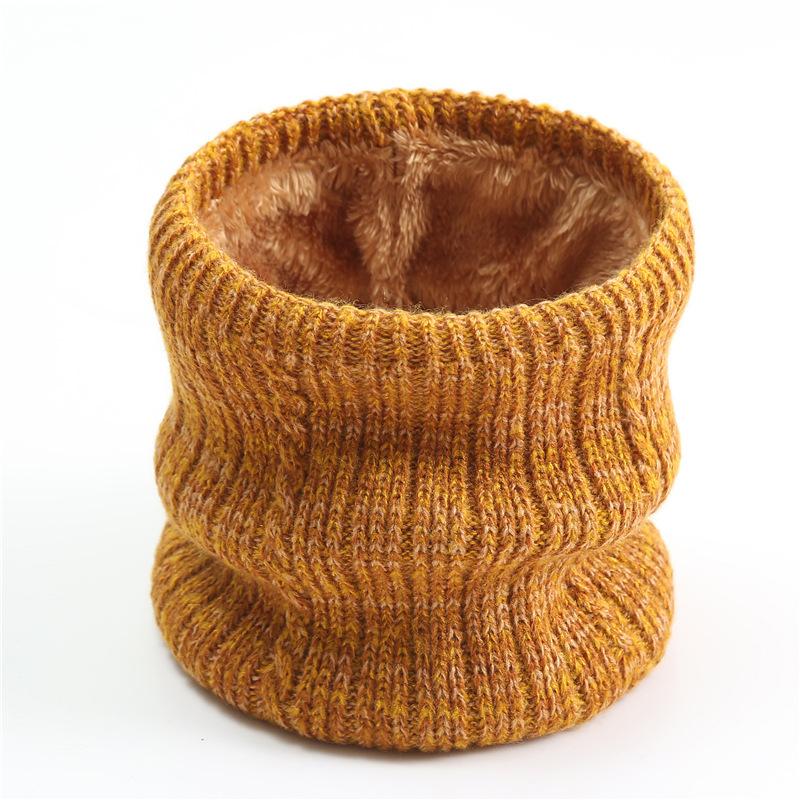 New Autumn Winter Men Women Intensification Fleecing Ring Scarf Children's Neckerchief For Kids Ski Knit Neck Cover Warm Collar