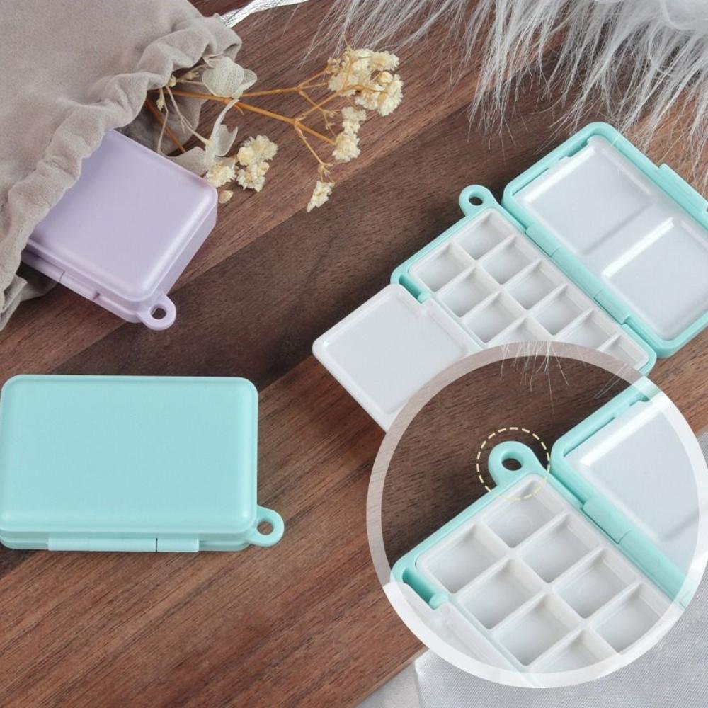 Subpackage Design Mini Portable Painting Box Portable Plastic Pigment Box  Oil Painting