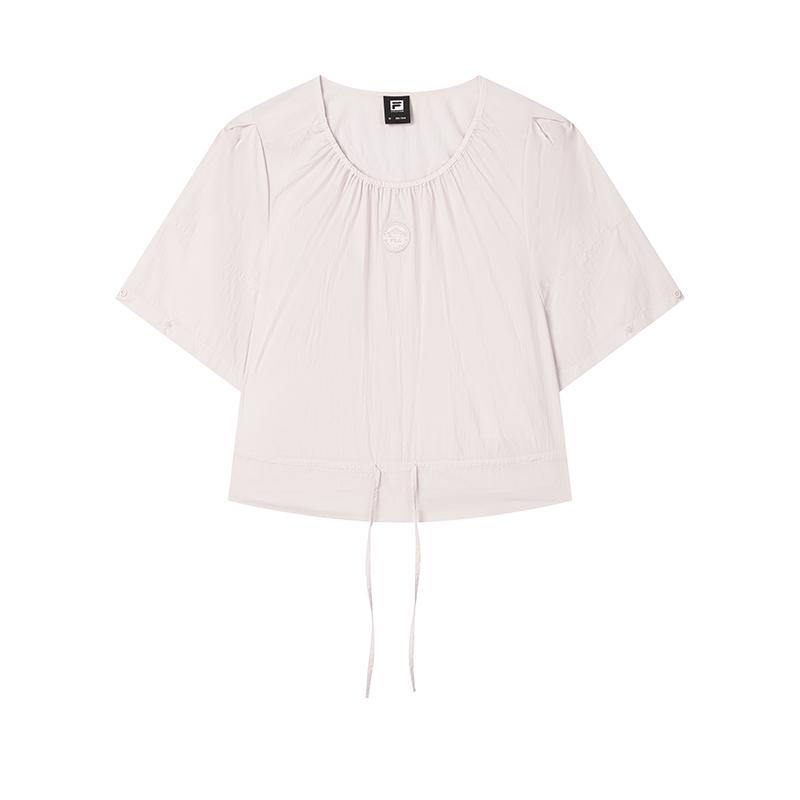 

New FILA Fitness T Shirt Women s Lead Gray A51W521102F-GY 165/84A/M