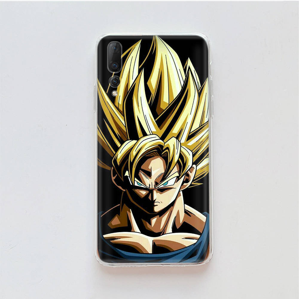 Transparent Case for Samsung A04 A14 A23 M33 M53 Realme 10 9 C35 C55 VIVO X80 Infinix Hot 30 Note 11 Tecno Spark 8P Pro W-86 Dragon Ball Super