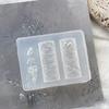 DIY Silikon Nagelform 3D Neunschwänziger Fuchs Dreidimensionale Nail Art Dekorationen Kreative Nagelform Klare Nagelwerkzeuge