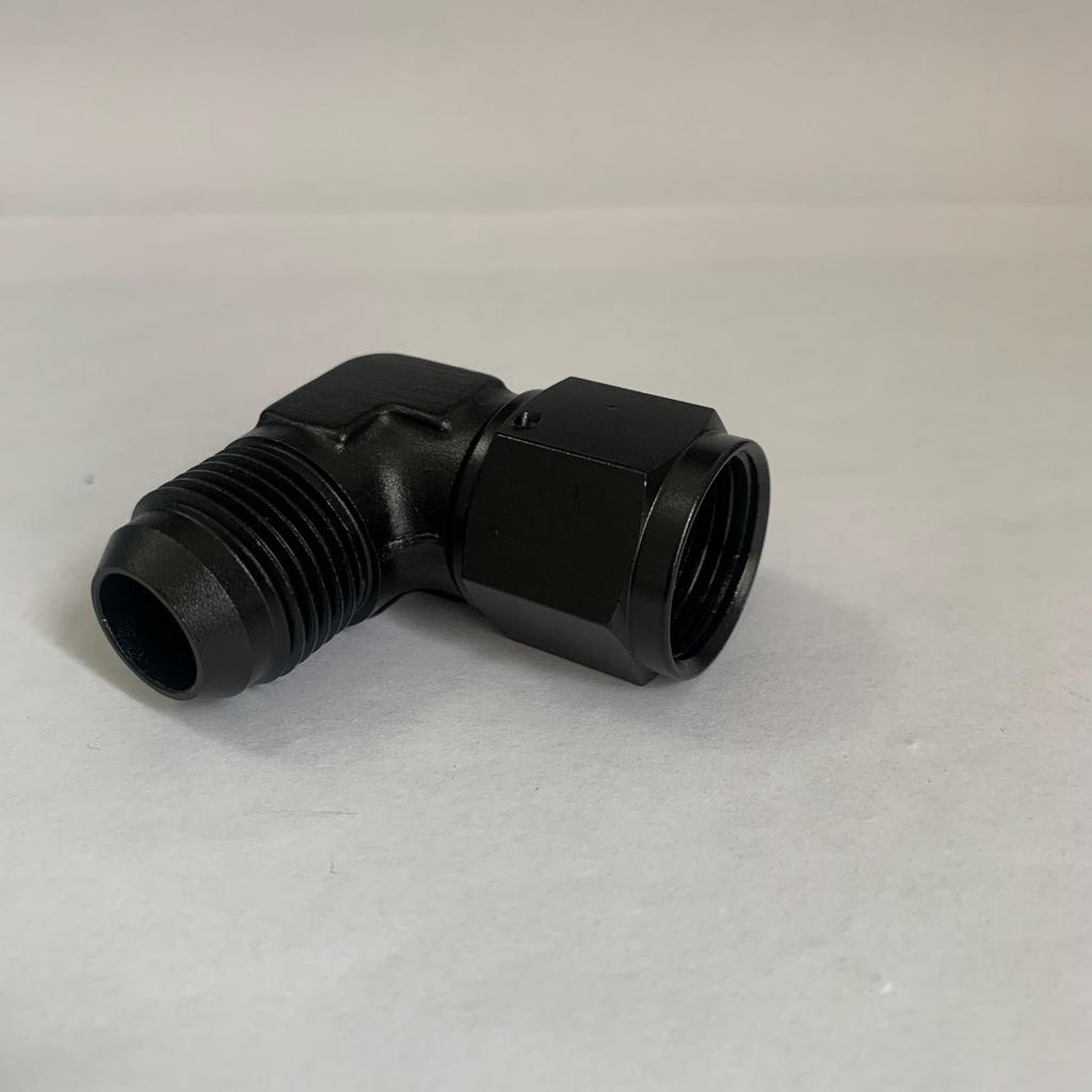 2PCS car repair joint end joint internal thread to external thread pneumatic push lock rotary joint 45 ° 90 ° AN4-12 Connector
