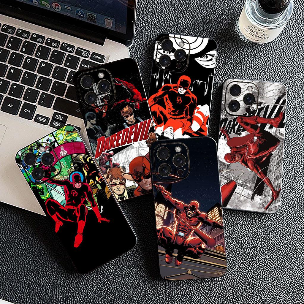 Daredevil Poster Marvel Casing Phone Cover for Apple iPhone 17 16 Plus 13 12 Pro Max Mini X XR ProMax 16E 15+ 16Plus Air Case