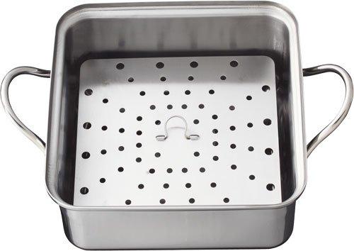 Kai Corporation Stainless Steel Steamer Basket Pot, 19cm, by Wakiya Tomoyuki, Made In Japan